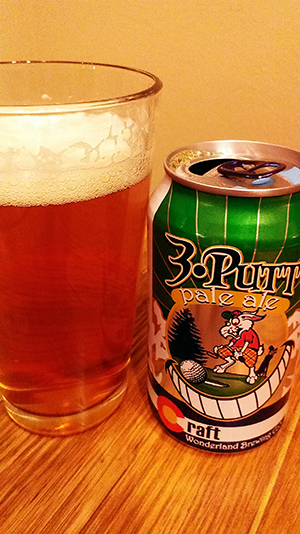 Wonderland Brewing Company - Three Putt Pale Ale 2016